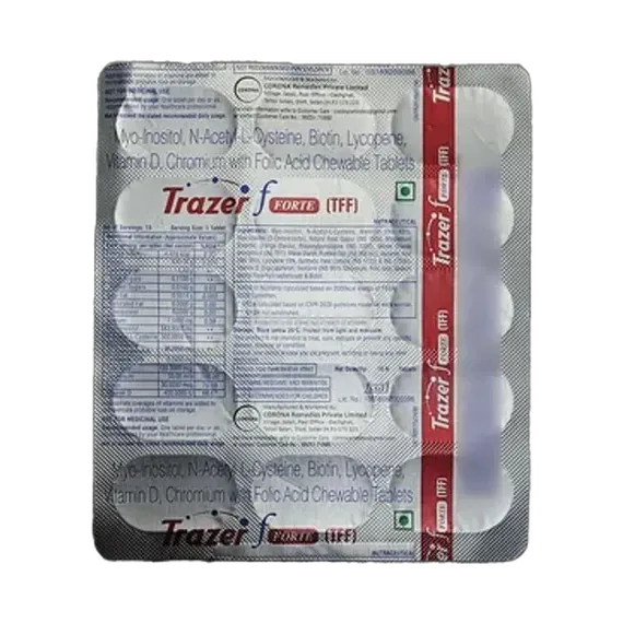 trazer f forte tablet 15's